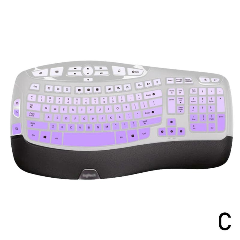 Silicone keyboard protector for Logitech M K350 wireless Bluetooth keyboard